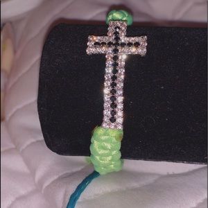 Adjustable Cross bracelet
